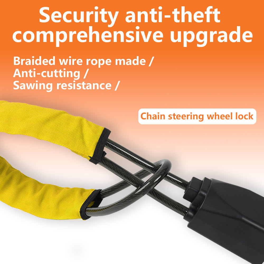 Rastp STW049 Universal Steering Wheel Lock Seat Belt Anti-Theft Device | Car Security Guide